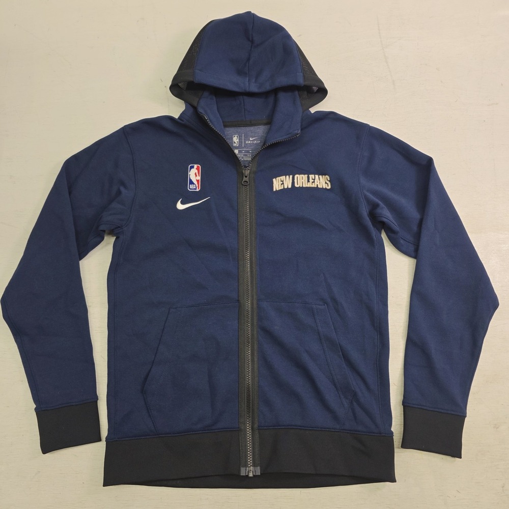 Nike Dri-Fit Therma Flex‎ Showtime NBA New Orleans Pelicans Hoodie Jacket M EUC